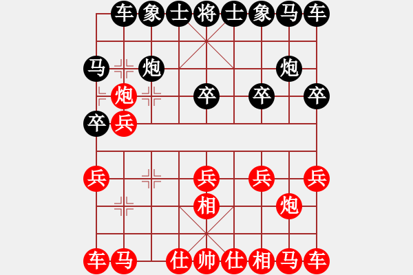 象棋棋譜圖片：輕輕的走了(2段)-負-萬里如虎(2段) - 步數(shù)：10 