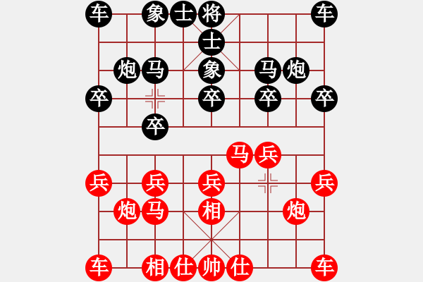 象棋棋譜圖片：韓裕恒 勝中游探花 - 步數(shù)：10 