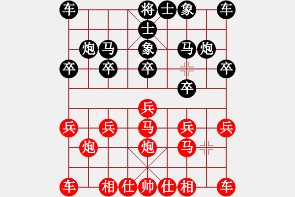 象棋棋譜圖片：貴州水泥廠金德根（負(fù)）鐵五局黃明昌 - 步數(shù)：10 