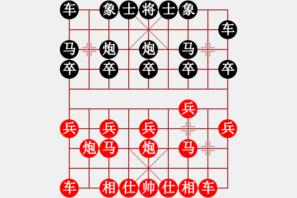 象棋棋譜圖片：劉莉 -紅先勝- 心靈地圖 - 步數(shù)：10 