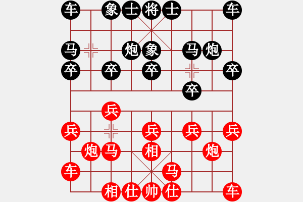 象棋棋譜圖片：中國澳門 曹巖磊 勝 中國香港 陳振杰 - 步數(shù)：10 