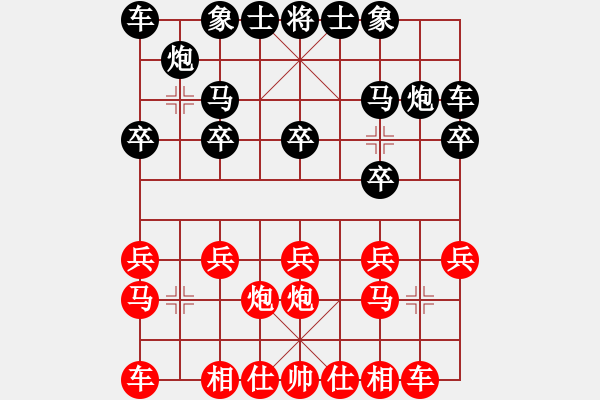 象棋棋譜圖片：正林傳媒杯新疆象棋擂臺(tái)賽第二關(guān) 王建鋒 先勝 蔣小虎 - 步數(shù)：10 