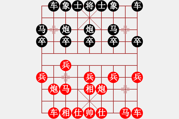 象棋棋譜圖片：夜泊(北斗)-勝-四海的龍(天罡) - 步數(shù)：10 