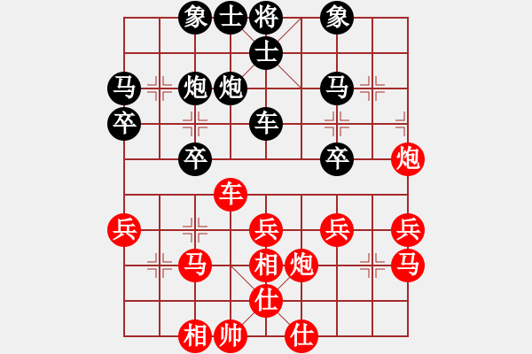 象棋棋譜圖片：夜泊(北斗)-勝-四海的龍(天罡) - 步數(shù)：40 