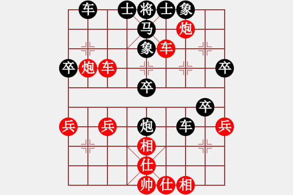 象棋棋譜圖片：金牛座亞迪(9段)-和-紅藍(lán)棋股(天帝) - 步數(shù)：40 