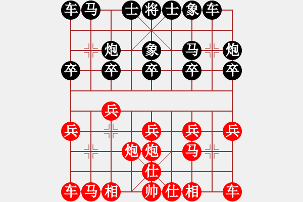 象棋棋譜圖片：吳亞利 先勝 周新平 - 步數(shù)：10 