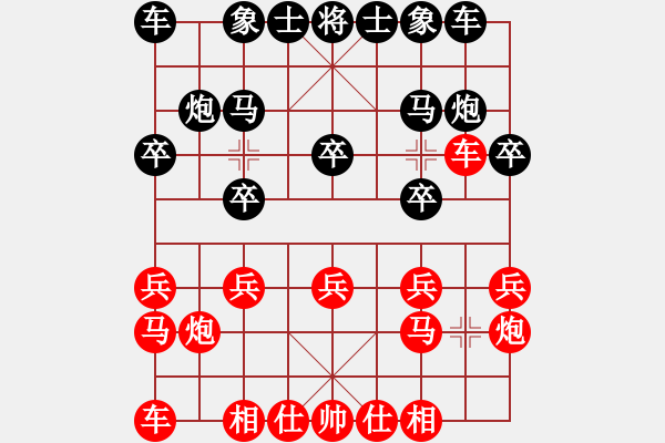 象棋棋譜圖片：2019.8.10.5好友十分鐘后勝王群標(biāo) - 步數(shù)：10 