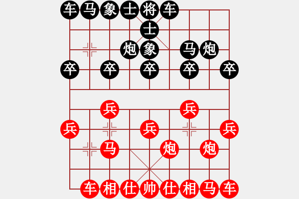 象棋棋譜圖片：過宮炮對(duì)飛象----胡下橫贏 - 步數(shù)：10 