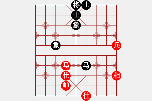 象棋棋譜圖片：棋非得已(3段)-和-柳心雨(7段) - 步數(shù)：119 