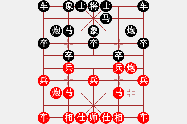 象棋棋譜圖片：1542局 A40- 起馬局-天天Ai4-4(先負(fù))小蟲引擎23層 - 步數(shù)：10 