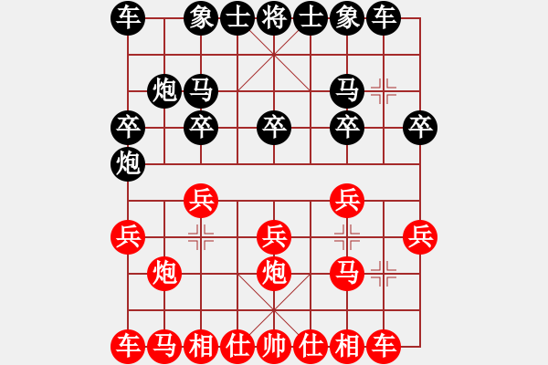 象棋棋譜圖片：2023.11.4.7五分鐘先勝探頭炮 - 步數(shù)：10 