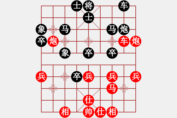 象棋棋譜圖片：150613 第七輪 第三臺 陳有發(fā)(新加蘭) 勝 廖朝弈(昔加末) - 步數(shù)：40 