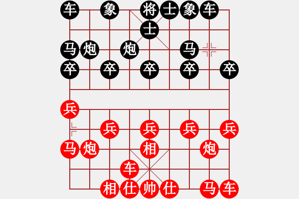 象棋棋譜圖片：上海浦東花木廣洋隊(duì) 董旭彬 勝 澳門隊(duì) 陳圖炯 - 步數(shù)：10 