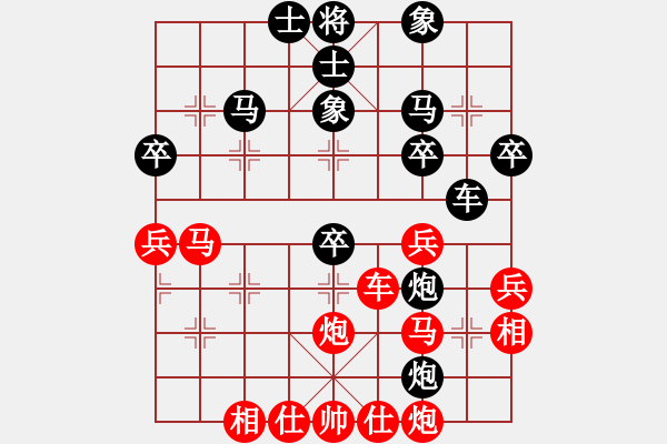 象棋棋譜圖片：夜郎游客(5段)-負(fù)-雪擁蘭關(guān)(8段) - 步數(shù)：40 