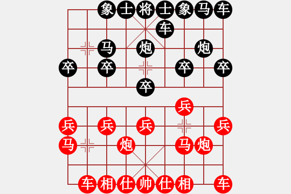 象棋棋譜圖片：我心依舊[285799284] -VS- 橫才俊儒[292832991] - 步數(shù)：10 