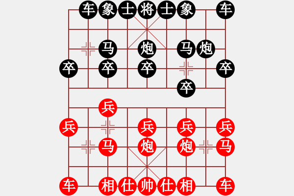 象棋棋譜圖片：楊帆 負 孫健.pgn - 步數(shù)：10 