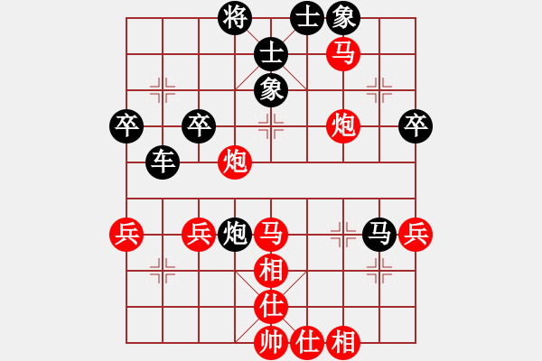 象棋棋譜圖片：徐胖子（讓馬三先勝）唐先生140110弈于文峰 - 步數(shù)：40 