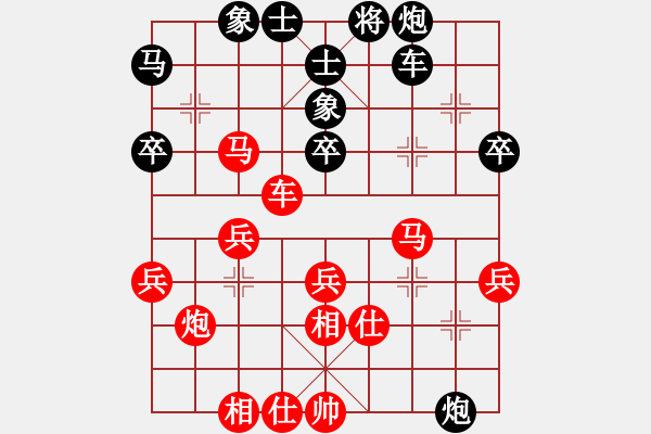 象棋棋譜圖片：馬金平 大戰(zhàn) 付子豪 12.6向陽決賽 - 步數(shù)：40 