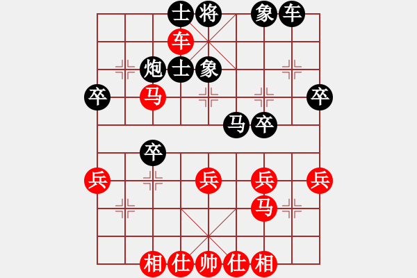 象棋棋譜圖片：淺唱悲歌(4段)-負(fù)-解牛(6段) - 步數(shù)：40 