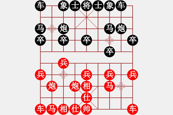 象棋棋譜圖片：擊破過宮炮再勝開心果 - 步數(shù)：10 