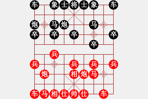 象棋棋譜圖片：天津 孟辰 勝 廣西 呂官達 - 步數：10 