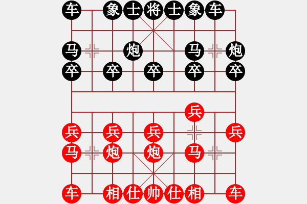 象棋棋譜圖片：空房少婦...vs橘子 - 步數(shù)：10 