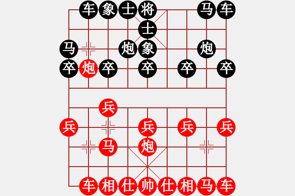 象棋棋譜圖片：葬心紅勝8551133【仙人指路對(duì)士角炮或過(guò)宮炮】 - 步數(shù)：10 