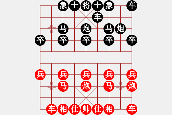 象棋棋譜圖片：遁玉境界[67704087] - 流浪者[2994524801] - 2015-04-14 1904 - 步數(shù)：10 