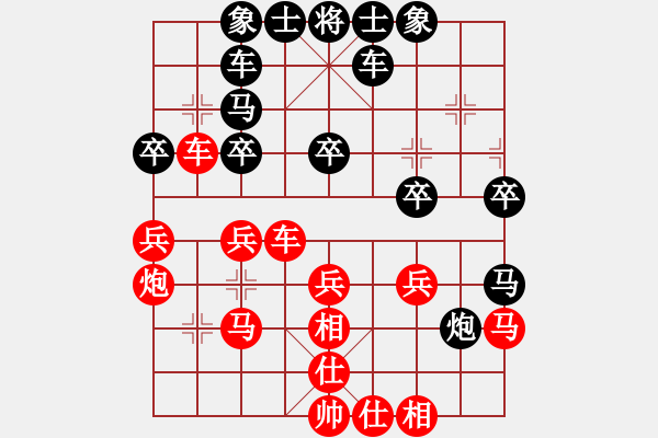 象棋棋譜圖片：陶都棋士(人王)-和-thanhtu(8段) - 步數(shù)：30 