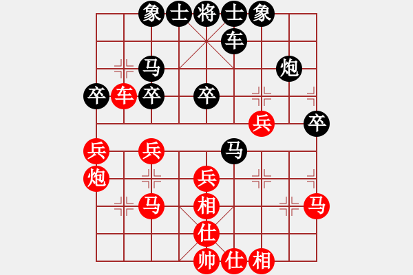 象棋棋譜圖片：陶都棋士(人王)-和-thanhtu(8段) - 步數(shù)：40 