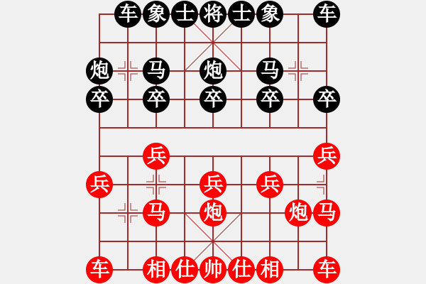 象棋棋譜圖片：中炮對(duì)后補(bǔ)列炮(業(yè)三升業(yè)四評(píng)測(cè)對(duì)局)我后勝 - 步數(shù)：10 