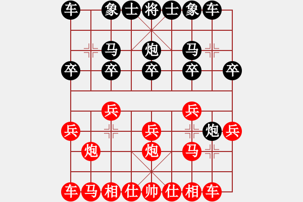 象棋棋谱图片：xiaying(6段)-胜-柳大华(9段) - 步数：10 