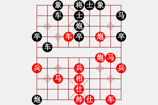 象棋棋譜圖片：王仰天 先勝 漢臺區(qū)冠軍 朱保全 - 步數(shù)：40 