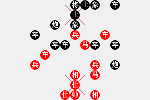 象棋棋譜圖片：下棋不忘本(3級)-勝-黃皓(3級) - 步數(shù)：40 