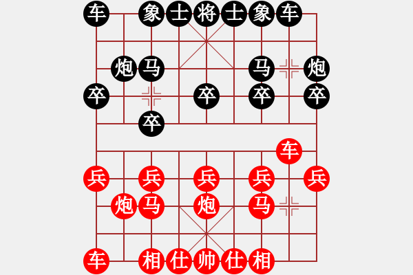 象棋棋譜圖片：西白虎(9段)-和-楚水苑戰(zhàn)神(7段) - 步數(shù)：10 