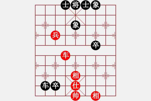 象棋棋譜圖片：中炮過(guò)河車進(jìn)七兵對(duì)屏風(fēng)馬進(jìn)7卒平炮兌車 紅急進(jìn)中兵對(duì)黑退窩心馬 某水魚(8段)-和-廣水先生(9段) - 步數(shù)：130 