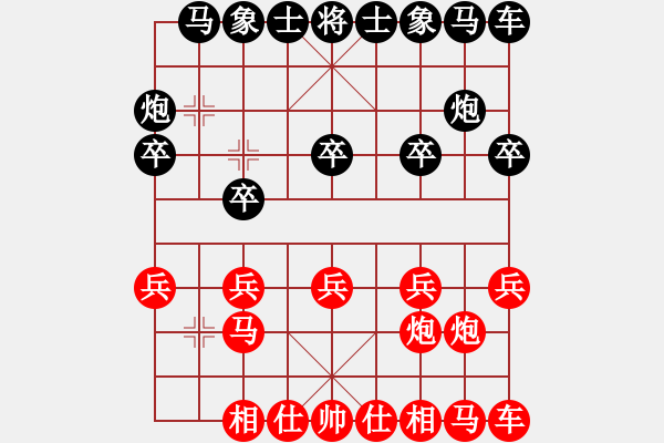 象棋棋譜圖片：蘇麗(1段)-勝-敬天愛(ài)人(1段) - 步數(shù)：10 