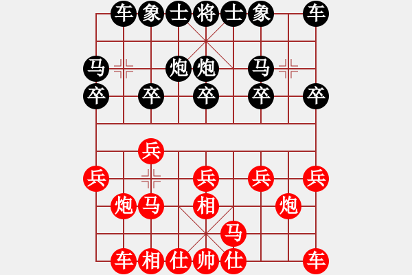 象棋棋譜圖片：鹿鳴酒家(3段)-負(fù)-經(jīng)常輸棋(4段) - 步數(shù)：10 