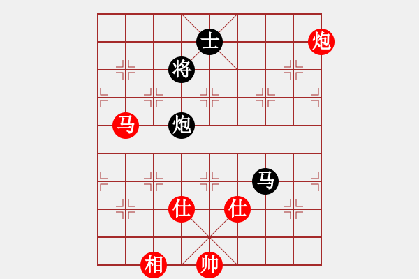 象棋棋譜圖片：6100局 C01-中炮七路馬對屏風(fēng)馬-天天AI選手 紅先和 小蟲引擎23層 - 步數(shù)：200 