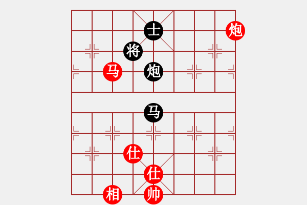 象棋棋譜圖片：6100局 C01-中炮七路馬對屏風(fēng)馬-天天AI選手 紅先和 小蟲引擎23層 - 步數(shù)：210 