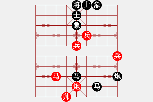 象棋棋譜圖片：wwgxlwrn(風(fēng)魔)-負(fù)-bcxhm(無(wú)極) - 步數(shù)：130 