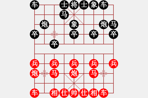 象棋棋譜圖片：vjijie(5段)-勝-森林(7段) - 步數(shù)：10 