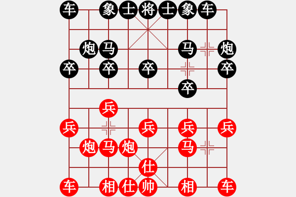 象棋棋谱图片：xuanloc(6段)-胜-koop(6段) - 步数：10 