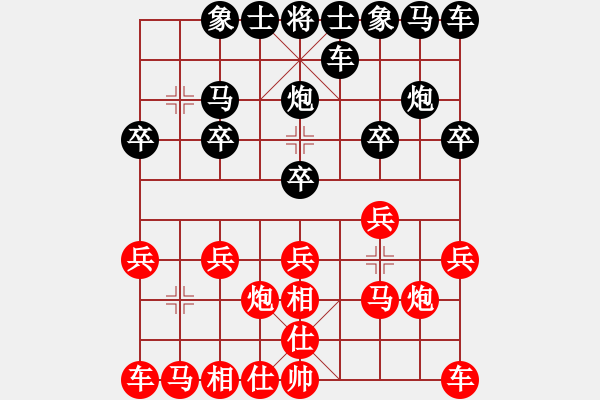 象棋棋譜圖片：zhouzhou[1219341562] -VS- 橫才俊儒[292832991] - 步數(shù)：10 