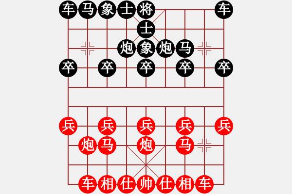 象棋棋譜圖片：中炮對飛象（業(yè)三升業(yè)四評測對局）我先勝 - 步數(shù)：10 