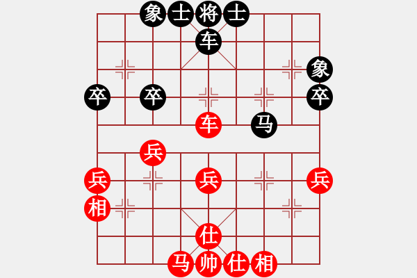 象棋棋譜圖片：謝無忌(1段)-和-遼南一霸(4段) - 步數(shù)：40 