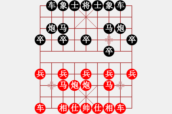 象棋棋谱图片：逍遥至尊(初级)-和-狼群比赛壹(4r) - 步数：10 