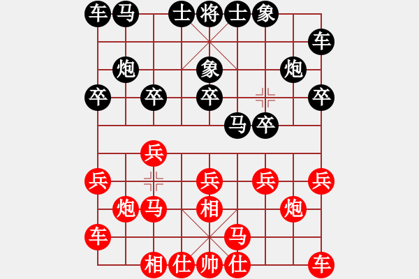 象棋棋譜圖片：帥淇(風(fēng)魔)-和-好想贏盤棋(天罡) - 步數(shù)：10 