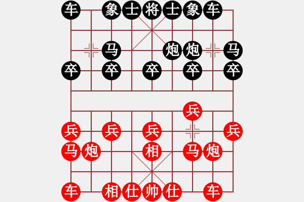 象棋棋譜圖片：20140707 1619 山 雞[-] - ↘茈逝ˇ垨護[1756555016] 五 8 - 步數(shù)：10 