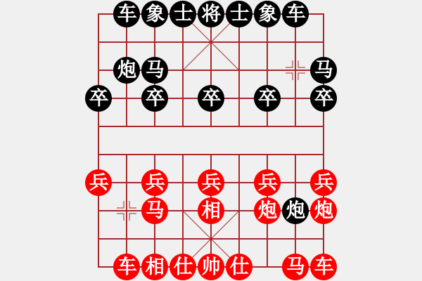 象棋棋譜圖片：見招拆招簡單，后局攻殺不精 - 步數(shù)：10 